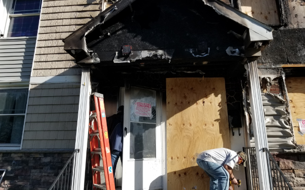 Reconstruction Fire Damage NFHA Niagara Falls Housing Authority