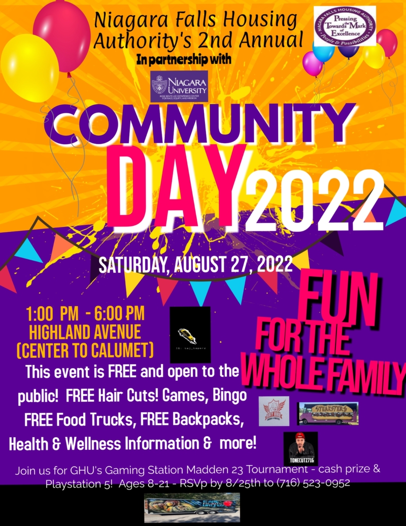 Community Day 2022 is Coming Saturday, August 27, 2022! Niagara Falls